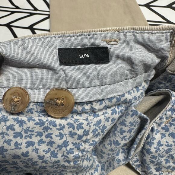 Men's Bonobos SlimTan Pants size 32X32 - Picture 6 of 8